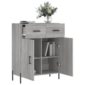 Ντουλάπι Γκρι Sonoma 69,5 x 34 x 90 εκ. από Επεξεργασμένο Ξύλο - Pakobazaar