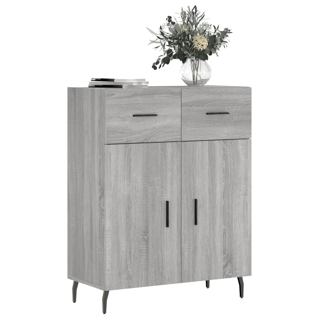 Ντουλάπι Γκρι Sonoma 69,5 x 34 x 90 εκ. από Επεξεργασμένο Ξύλο