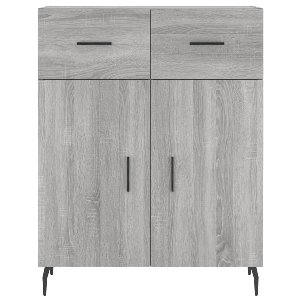 Ντουλάπι Γκρι Sonoma 69,5 x 34 x 90 εκ. από Επεξεργασμένο Ξύλο