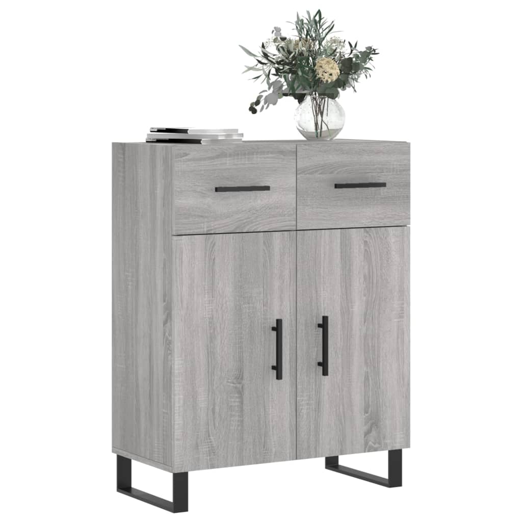 Ντουλάπι Γκρι Sonoma 69,5 x 34 x 90 εκ. από Επεξεργασμένο Ξύλο