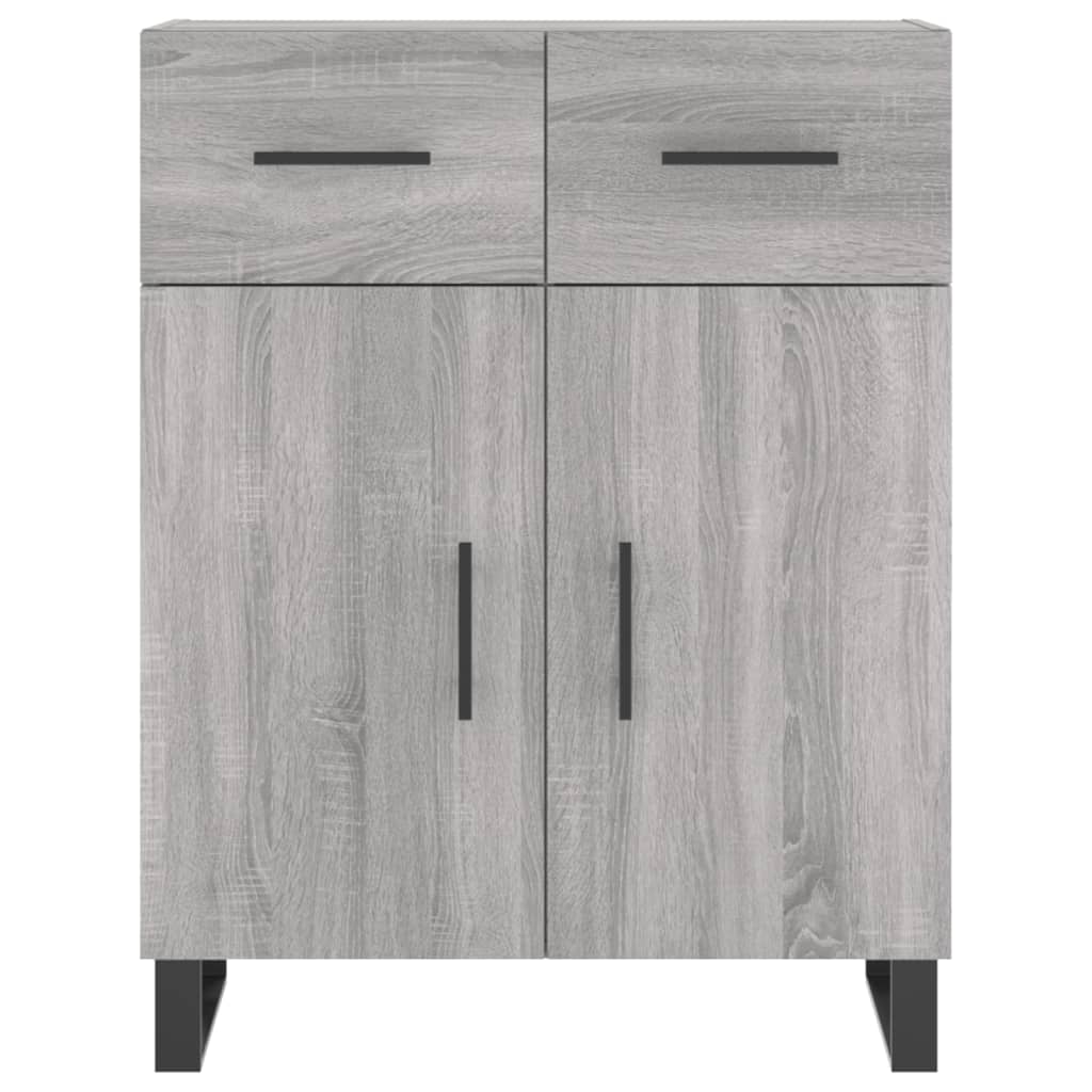 Ντουλάπι Γκρι Sonoma 69,5 x 34 x 90 εκ. από Επεξεργασμένο Ξύλο