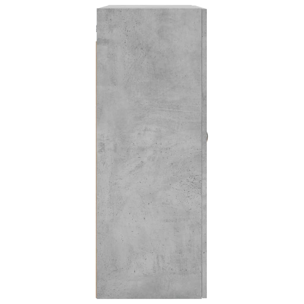 Ντουλάπι Επιτοίχιο Γκρι Σκυροδέματος 69,5 x 34 x 90 εκ.
