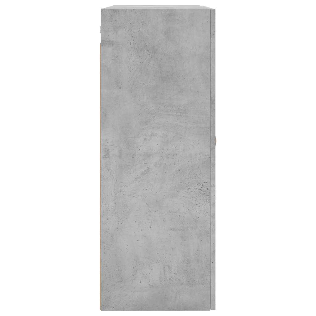 Ντουλάπι Επιτοίχιο Γκρι Σκυροδέματος 69,5 x 34 x 90 εκ. - Pakobazaar