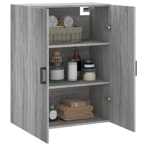 Ντουλάπι Τοίχου Γκρι Sonoma 69,5 x 34 x 90 εκ. - Pakobazaar
