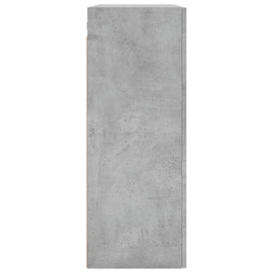 Ντουλάπι Επιτοίχιο Γκρι Σκυροδέματος 69,5 x 34 x 90 εκ.