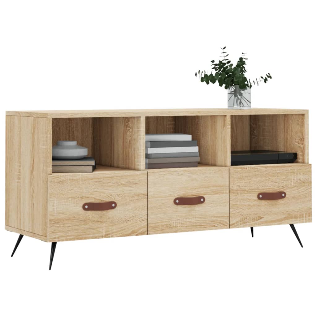 Έπιπλο Τηλεόρασης Sonoma Δρυς 102 x 36 x 50 εκ. Επεξεργ. Ξύλο
