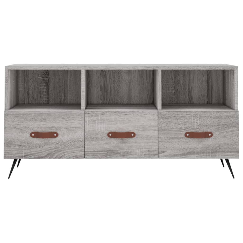 Έπιπλο Τηλεόρασης Γκρι Sonoma 102x36x50 εκ. Επεξεργασμένο Ξύλο