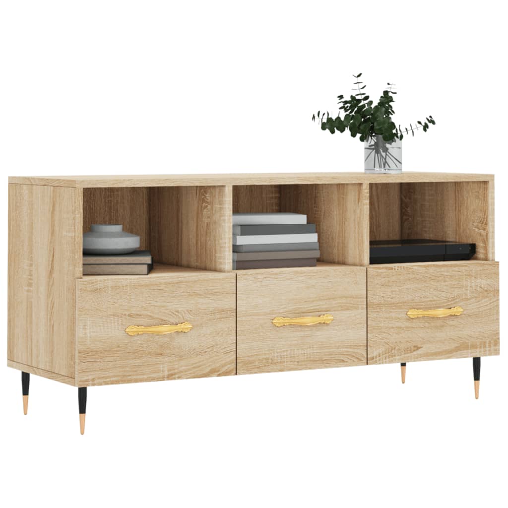 Έπιπλο Τηλεόρασης Sonoma Δρυς 102 x 36 x 50 εκ. Επεξεργ. Ξύλο