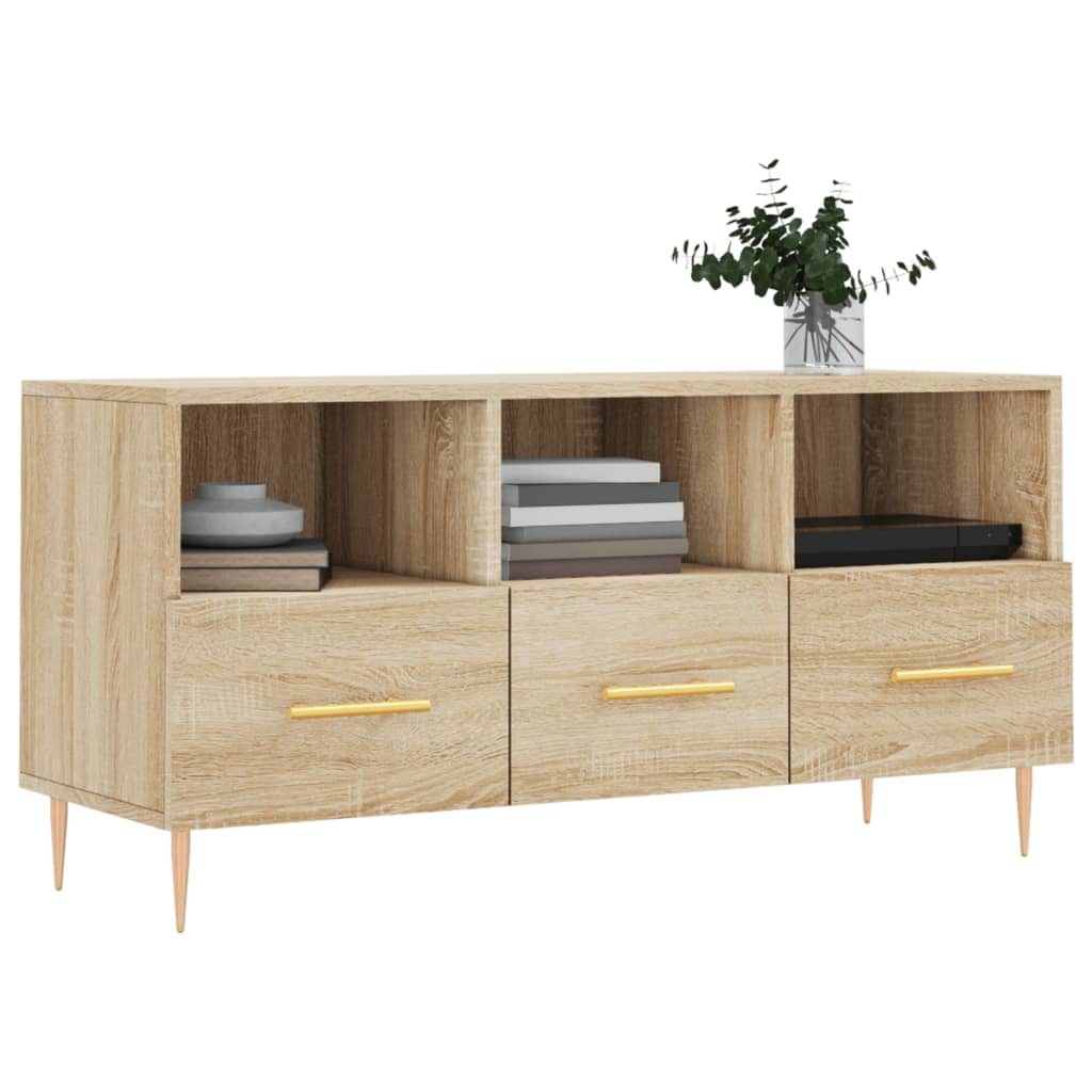 Έπιπλο Τηλεόρασης Sonoma Δρυς 102 x 36 x 50 εκ. Επεξεργ. Ξύλο