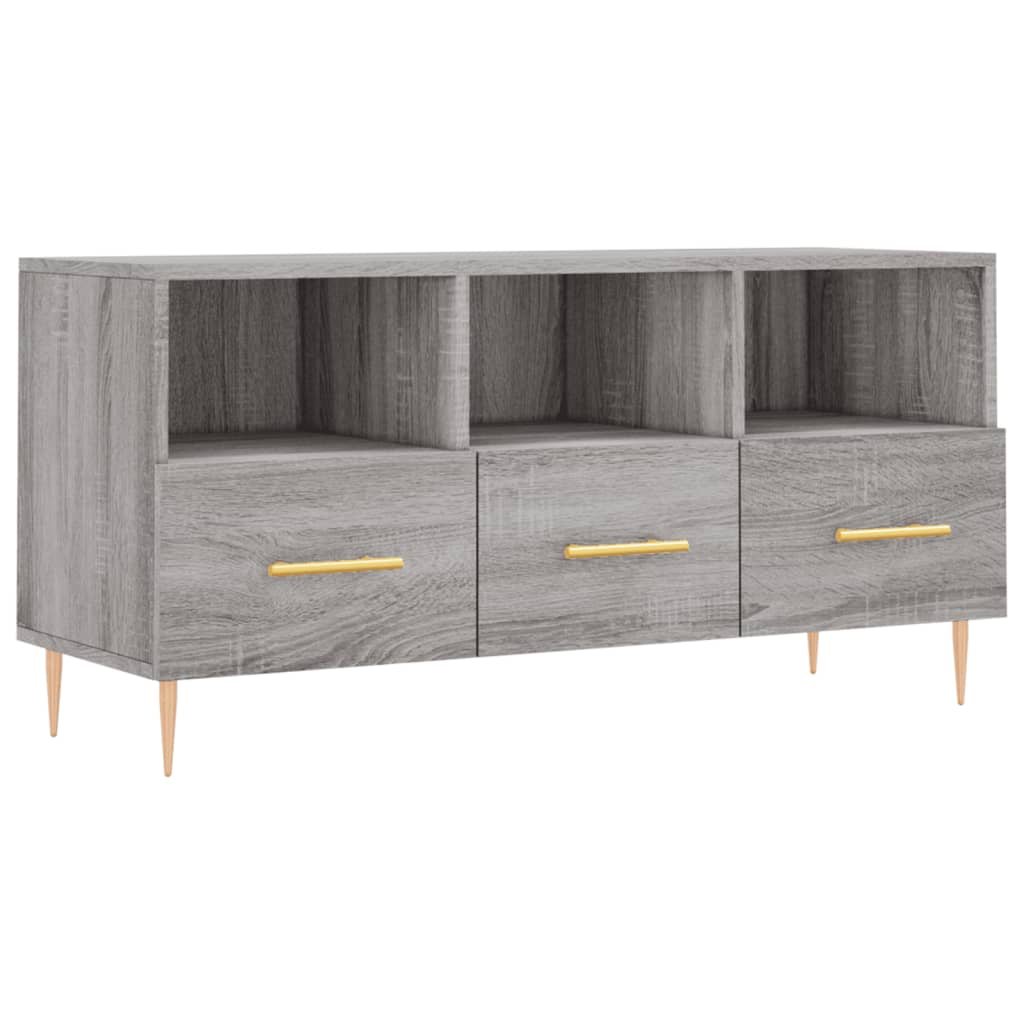 Έπιπλο Τηλεόρασης Γκρι Sonoma 102 x 36 x 50 εκ. Επεξεργ. Ξύλο