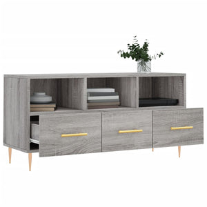 Έπιπλο Τηλεόρασης Γκρι Sonoma 102 x 36 x 50 εκ. Επεξεργ. Ξύλο