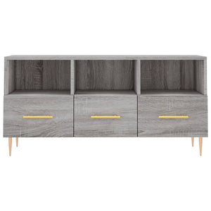 Έπιπλο Τηλεόρασης Γκρι Sonoma 102 x 36 x 50 εκ. Επεξεργ. Ξύλο