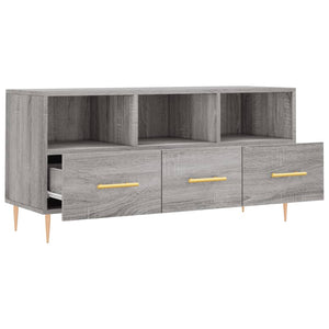 Έπιπλο Τηλεόρασης Γκρι Sonoma 102 x 36 x 50 εκ. Επεξεργ. Ξύλο