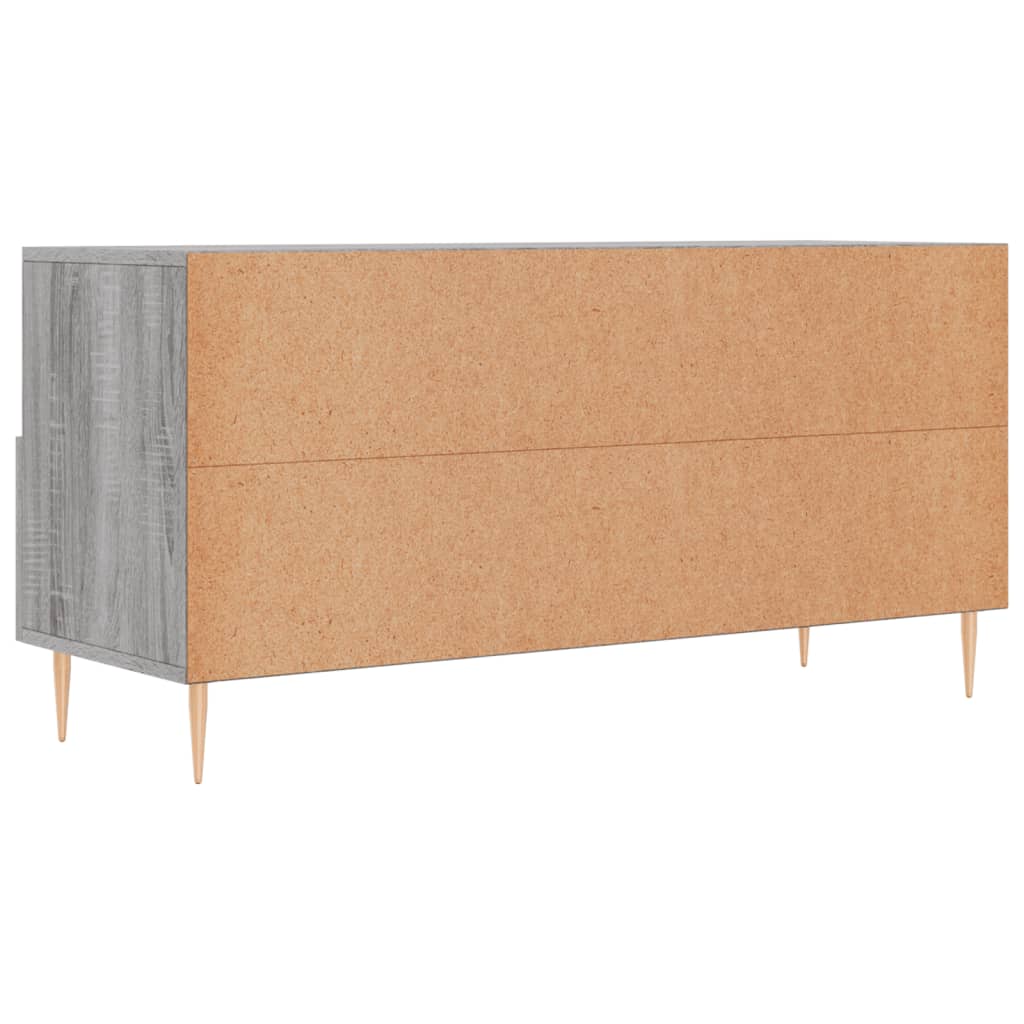 Έπιπλο Τηλεόρασης Γκρι Sonoma 102 x 36 x 50 εκ. Επεξεργ. Ξύλο