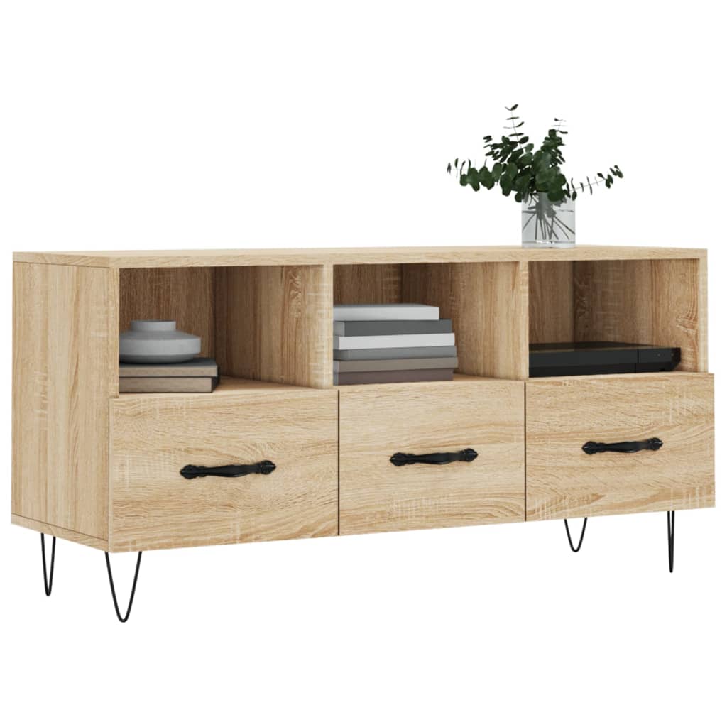 Έπιπλο Τηλεόρασης Sonoma Δρυς 102 x 36 x 50 εκ. Επεξεργ. Ξύλο