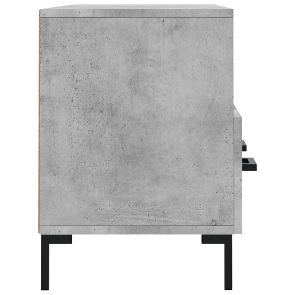 Έπιπλο Τηλεόρασης Γκρι Σκυροδέματος 102x36x50 εκ. Επεξ. Ξύλο