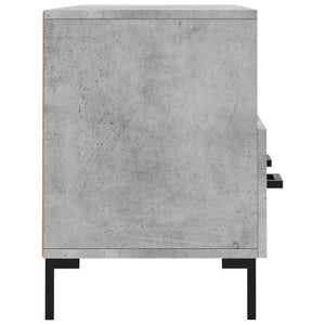 Έπιπλο Τηλεόρασης Γκρι Σκυροδέματος 102x36x50 εκ. Επεξ. Ξύλο