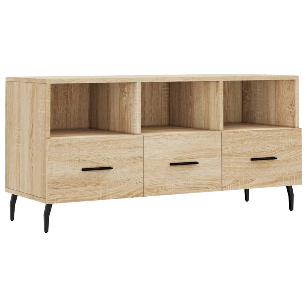 Έπιπλο Τηλεόρασης Sonoma Δρυς 102 x 36 x 50 εκ. Επεξεργ. Ξύλο