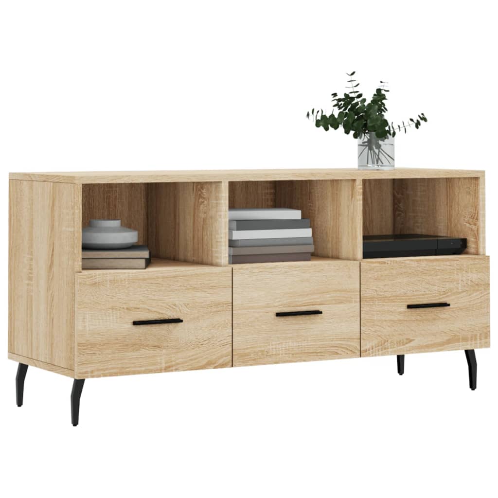 Έπιπλο Τηλεόρασης Sonoma Δρυς 102 x 36 x 50 εκ. Επεξεργ. Ξύλο