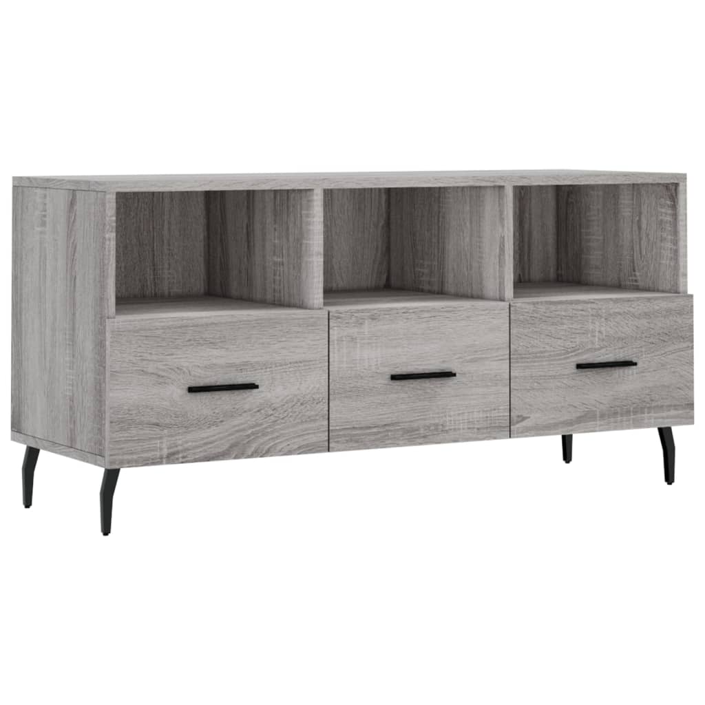 Έπιπλο Τηλεόρασης Γκρι Sonoma 102 x 36 x 50 εκ. Επεξεργ. Ξύλο
