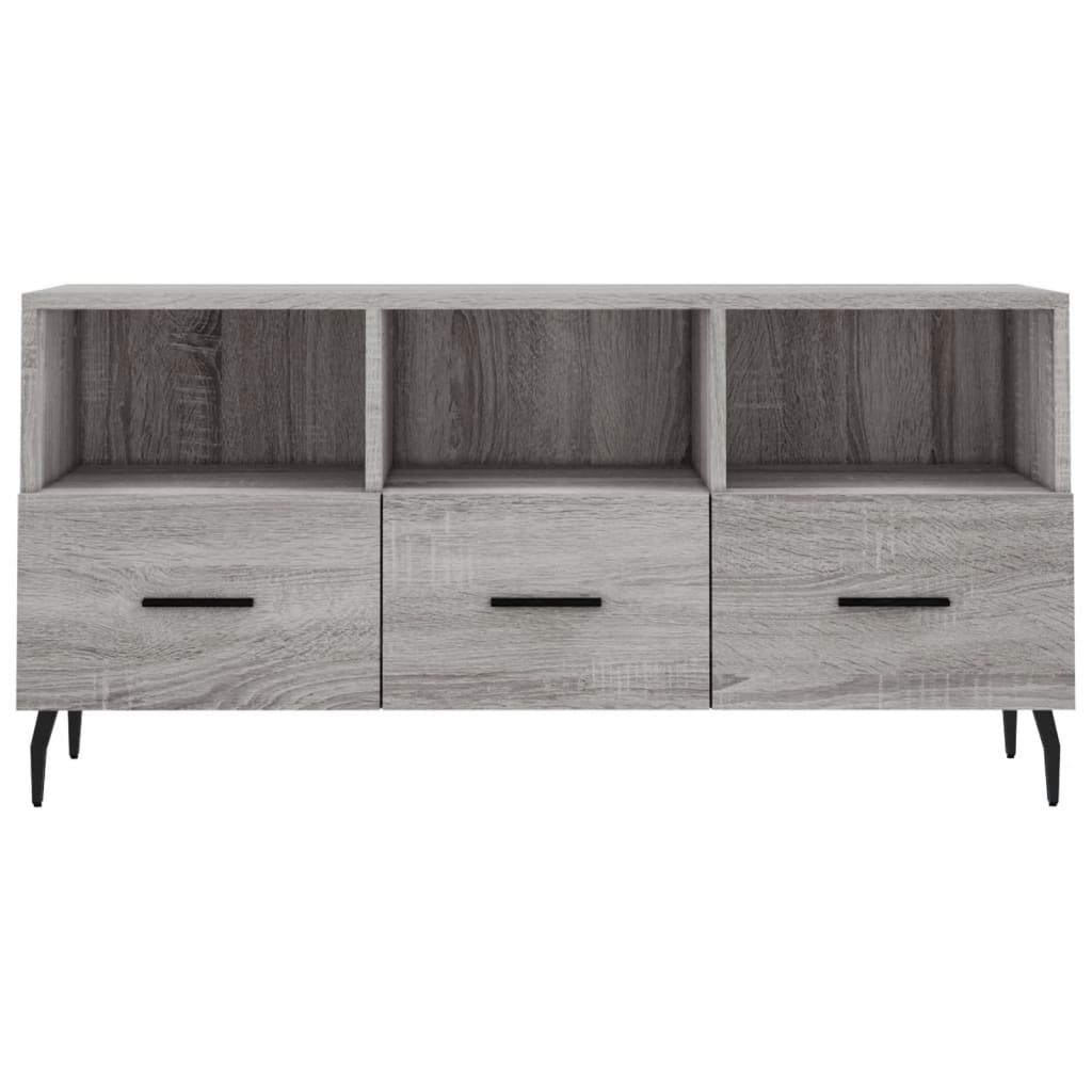 Έπιπλο Τηλεόρασης Γκρι Sonoma 102 x 36 x 50 εκ. Επεξεργ. Ξύλο
