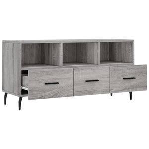 Έπιπλο Τηλεόρασης Γκρι Sonoma 102 x 36 x 50 εκ. Επεξεργ. Ξύλο