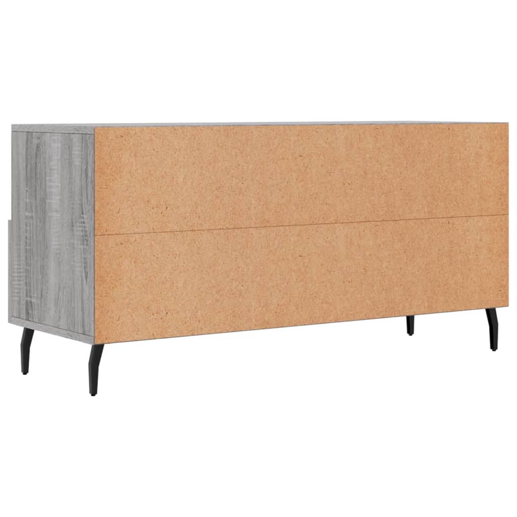 Έπιπλο Τηλεόρασης Γκρι Sonoma 102 x 36 x 50 εκ. Επεξεργ. Ξύλο