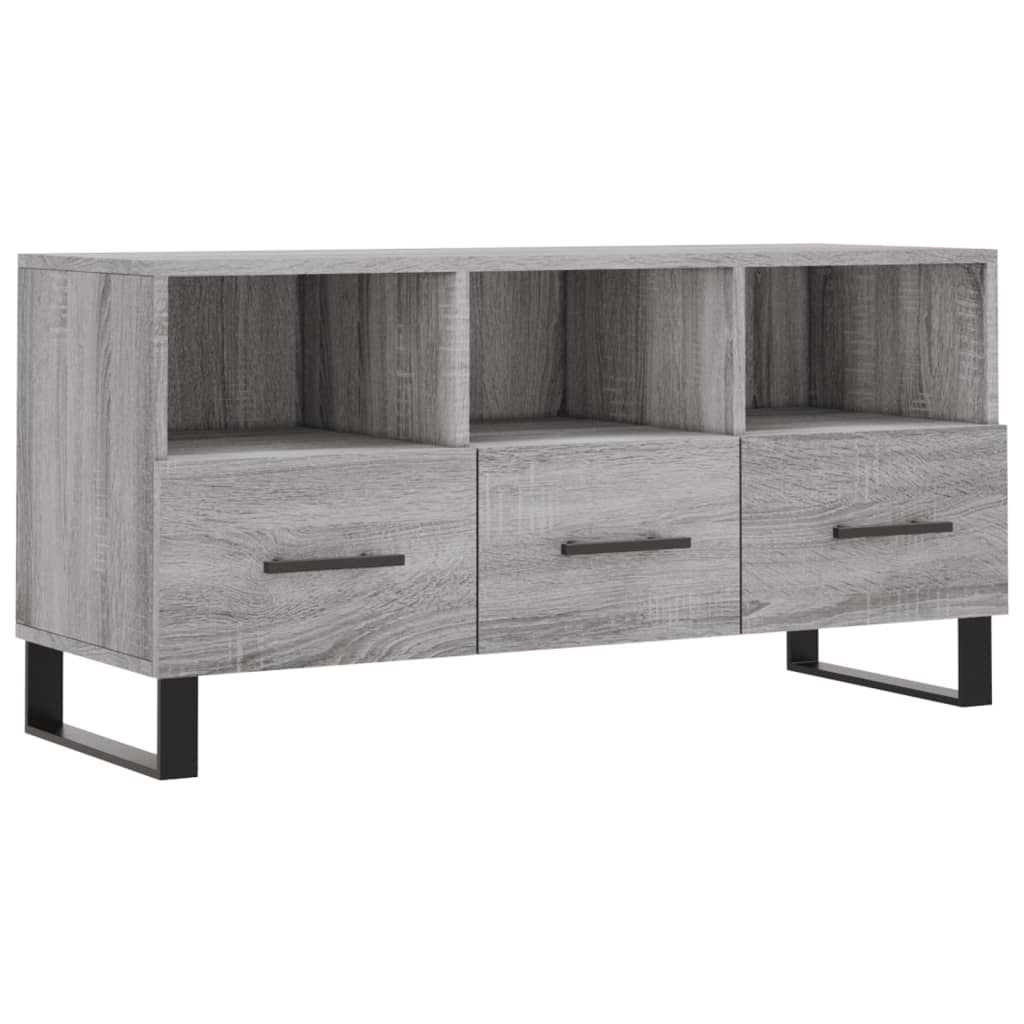 Έπιπλο Τηλεόρασης Γκρι Sonoma 102 x 36 x 50 εκ. Επεξεργ. Ξύλο