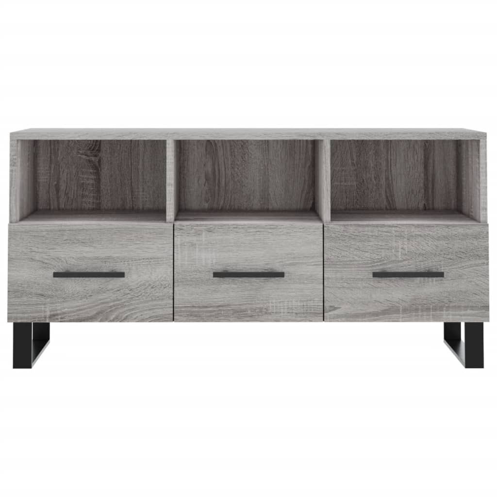 Έπιπλο Τηλεόρασης Γκρι Sonoma 102 x 36 x 50 εκ. Επεξεργ. Ξύλο