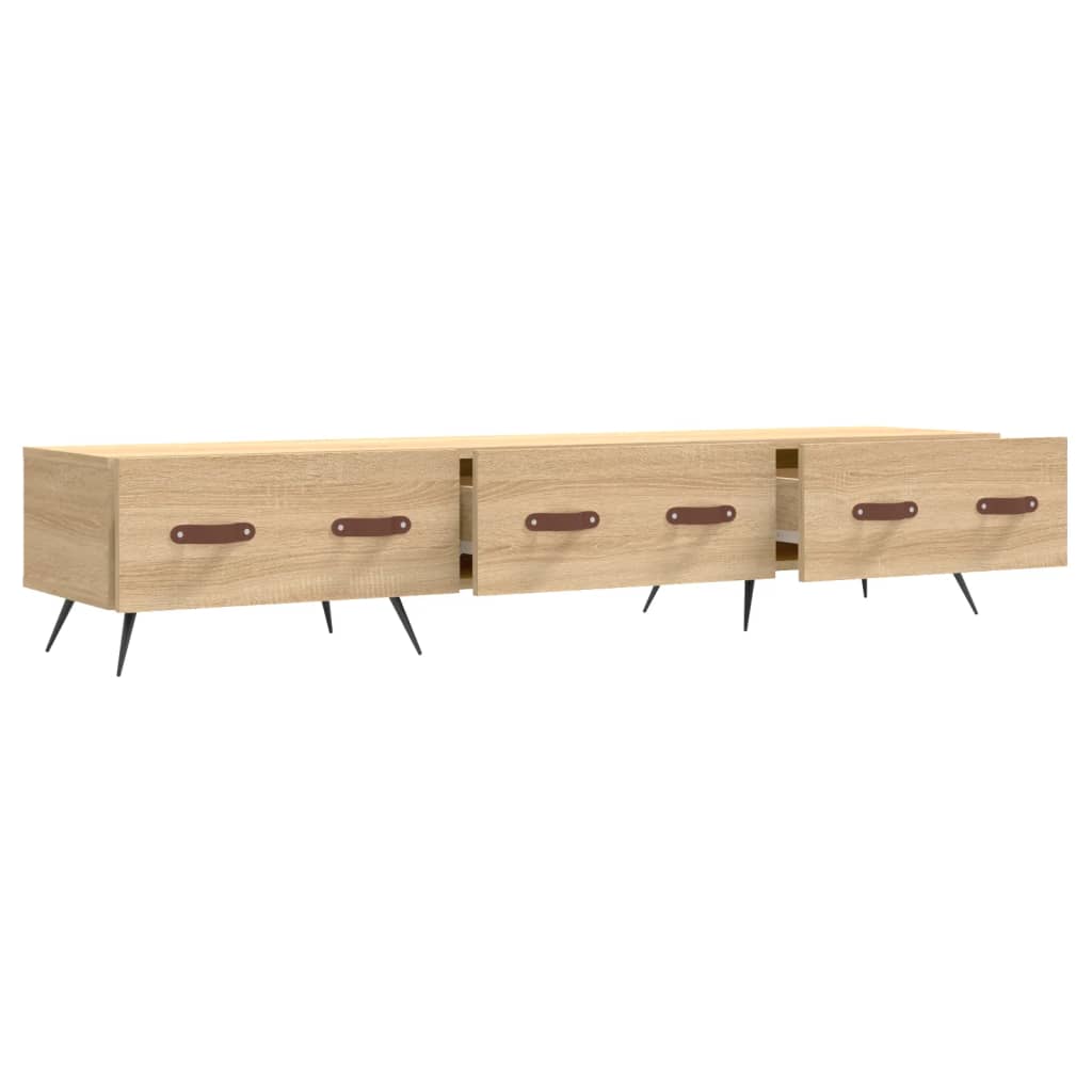 Έπιπλο Τηλεόρασης Sonoma Δρυς 150x36x30 εκ. Επεξεργασμένο Ξύλο