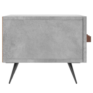 Έπιπλο Τηλεόρασης Γκρι Σκυροδέματος 150x36x30 εκ. Επεξ. Ξύλο