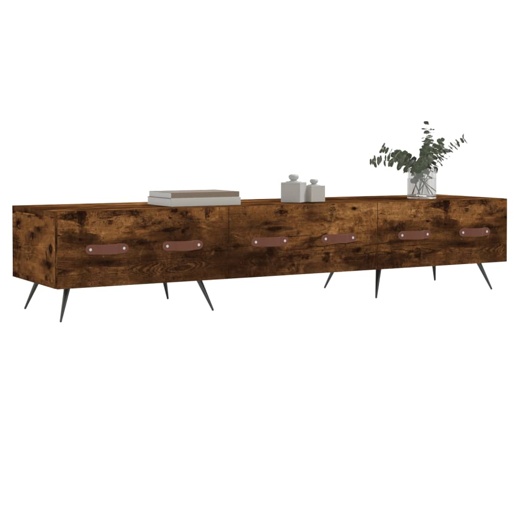Έπιπλο Τηλεόρασης Καπνιστή Δρυς 150x36x30 εκ. Επεξ. Ξύλο - Pakobazaar