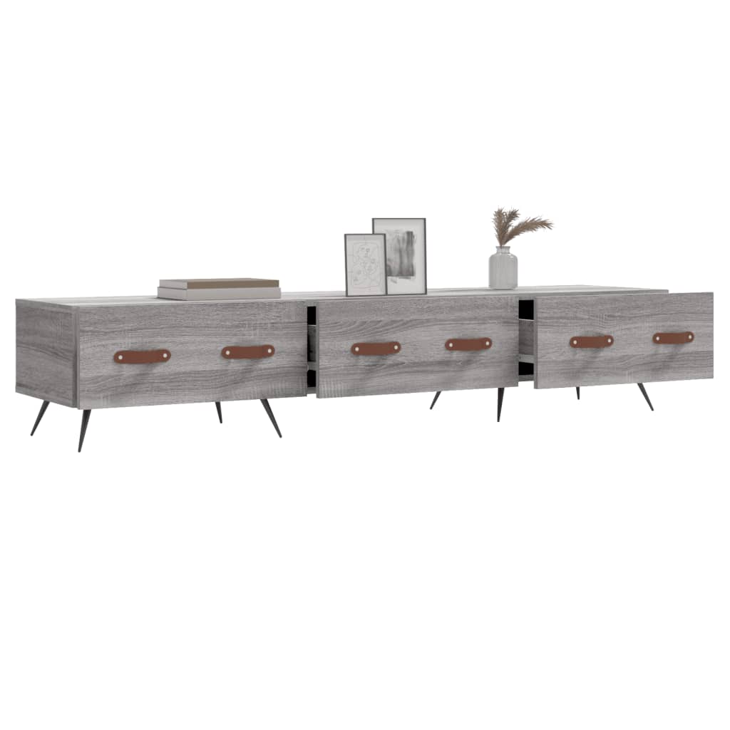 Έπιπλο Τηλεόρασης Γκρι Sonoma 150 x 36 x 30 εκ. Επεξεργ. Ξύλο