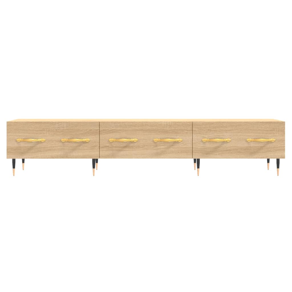 Έπιπλο Τηλεόρασης Sonoma Δρυς 150x36x30 εκ. Επεξεργασμένο Ξύλο - Pakobazaar