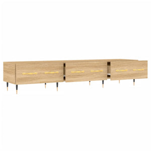Έπιπλο Τηλεόρασης Sonoma Δρυς 150x36x30 εκ. Επεξεργασμένο Ξύλο - Pakobazaar
