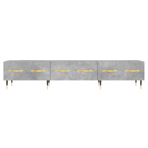 Έπιπλο Τηλεόρασης Γκρι Σκυροδέματος 150x36x30 εκ. Επεξ. Ξύλο