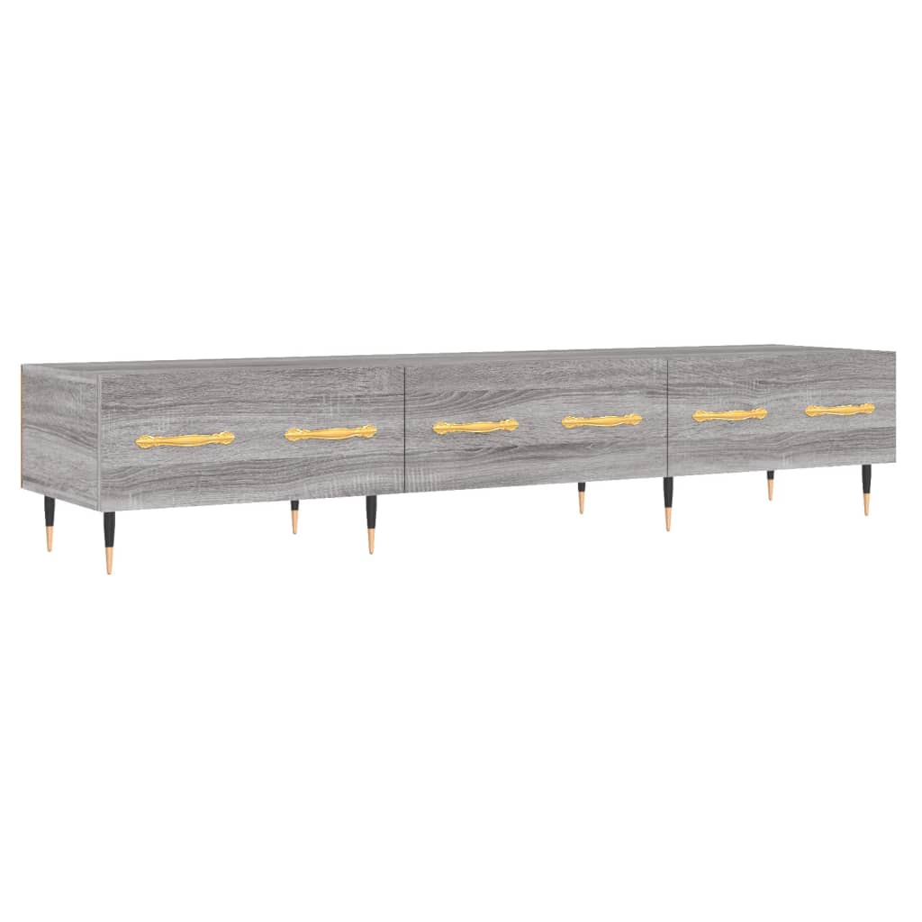 Έπιπλο Τηλεόρασης Γκρι Sonoma 150 x 36 x 30 εκ. Επεξεργ. Ξύλο