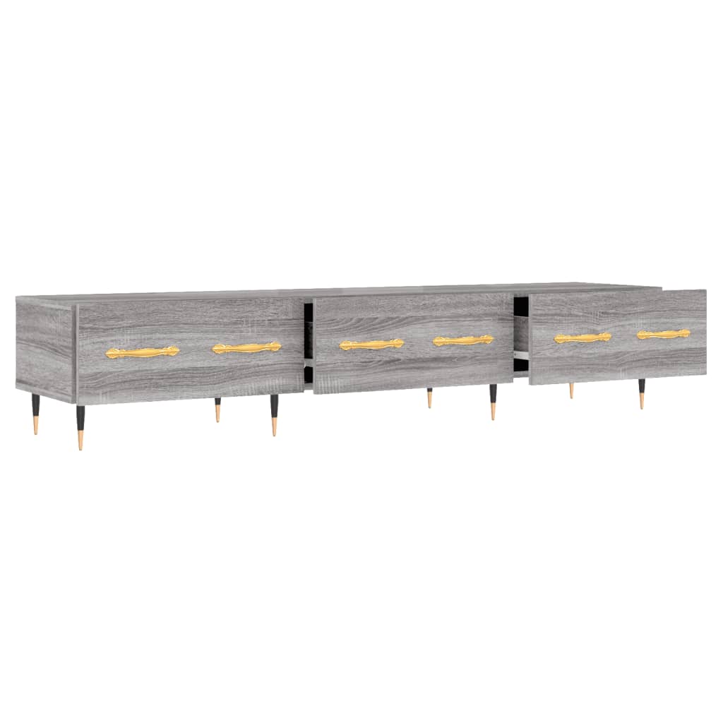 Έπιπλο Τηλεόρασης Γκρι Sonoma 150 x 36 x 30 εκ. Επεξεργ. Ξύλο