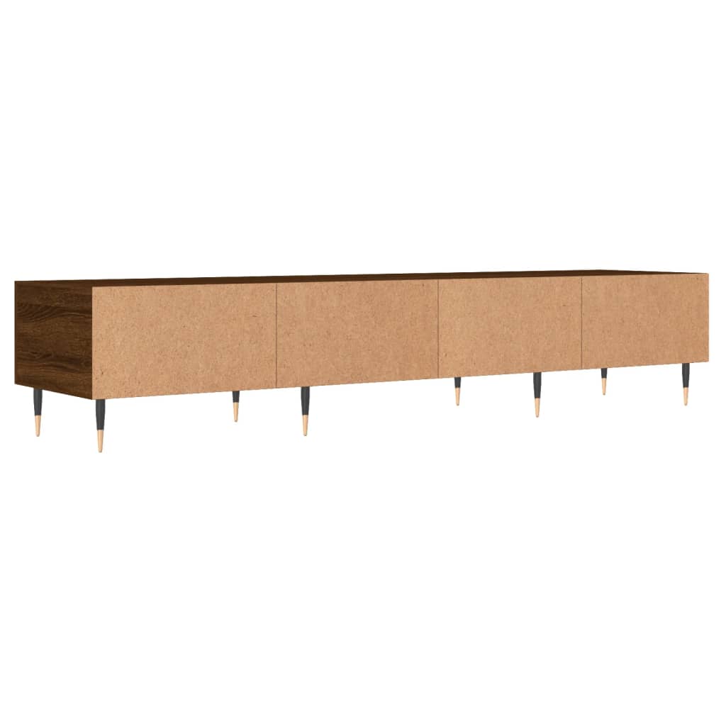 Έπιπλο Τηλεόρασης Καφέ Δρυς 150x36x30 εκ. Επεξ. Ξύλο - Pakobazaar