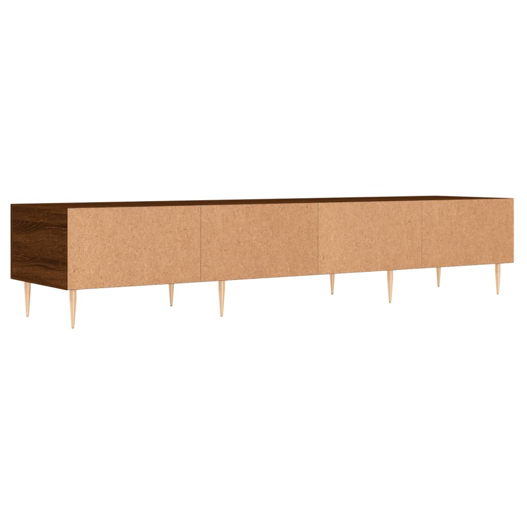 Έπιπλο Τηλεόρασης Καφέ Δρυς 150x36x30 εκ. Επεξ. Ξύλο