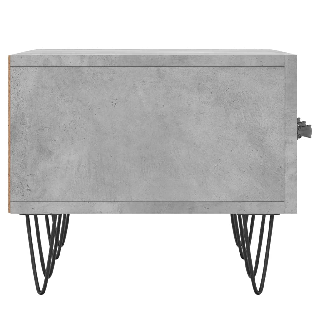Έπιπλο Τηλεόρασης Γκρι Σκυροδέματος 150x36x30 εκ. Επεξ. Ξύλο