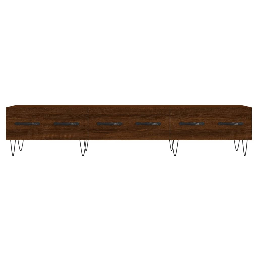 Έπιπλο Τηλεόρασης Καφέ Δρυς 150x36x30 εκ. Επεξ. Ξύλο