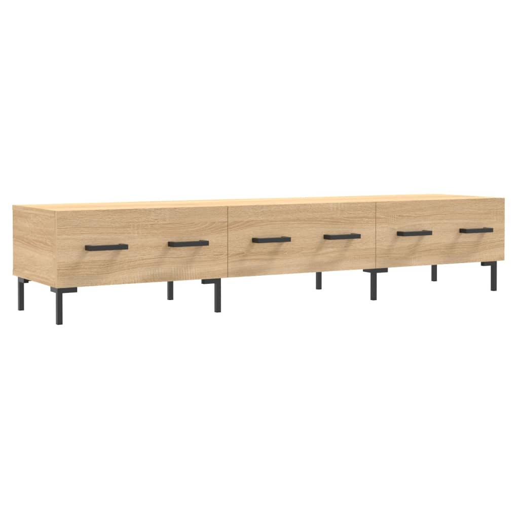 Έπιπλο Τηλεόρασης Sonoma Δρυς 150x36x30 εκ. Επεξεργασμένο Ξύλο - Pakobazaar
