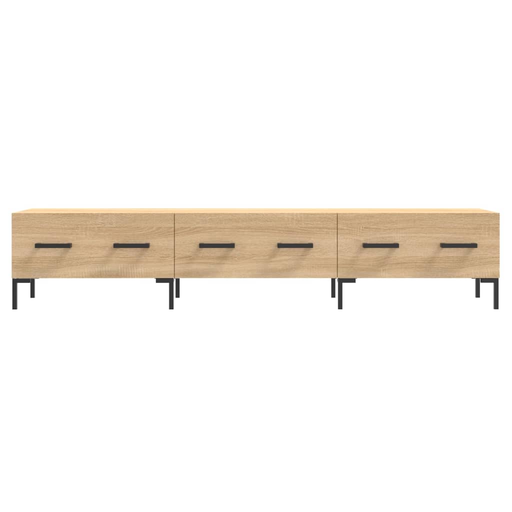 Έπιπλο Τηλεόρασης Sonoma Δρυς 150x36x30 εκ. Επεξεργασμένο Ξύλο - Pakobazaar