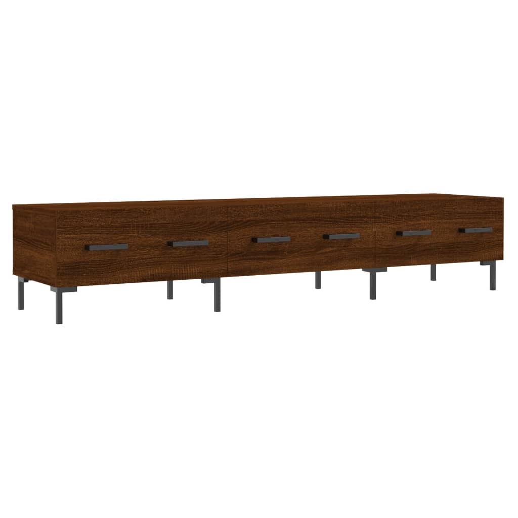 Έπιπλο Τηλεόρασης Καφέ Δρυς 150x36x30 εκ. Επεξ. Ξύλο