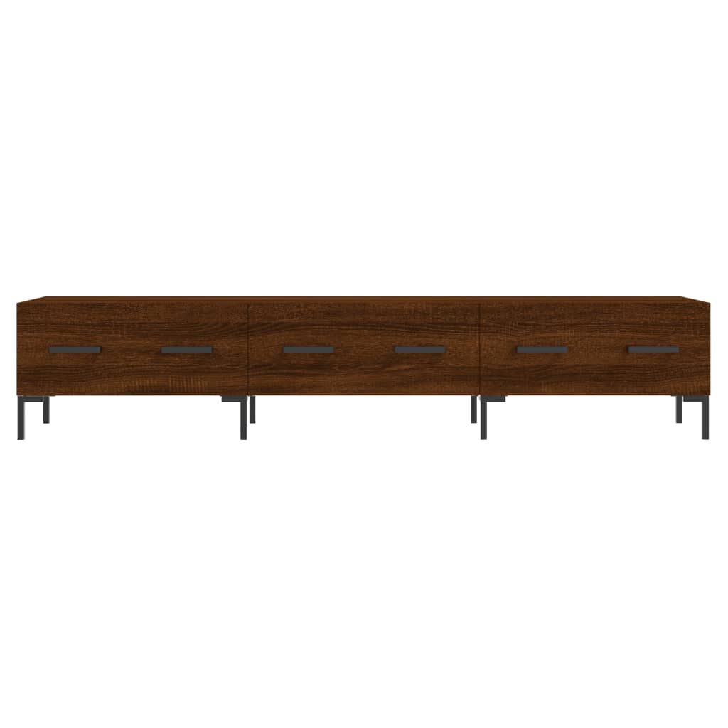 Έπιπλο Τηλεόρασης Καφέ Δρυς 150x36x30 εκ. Επεξ. Ξύλο
