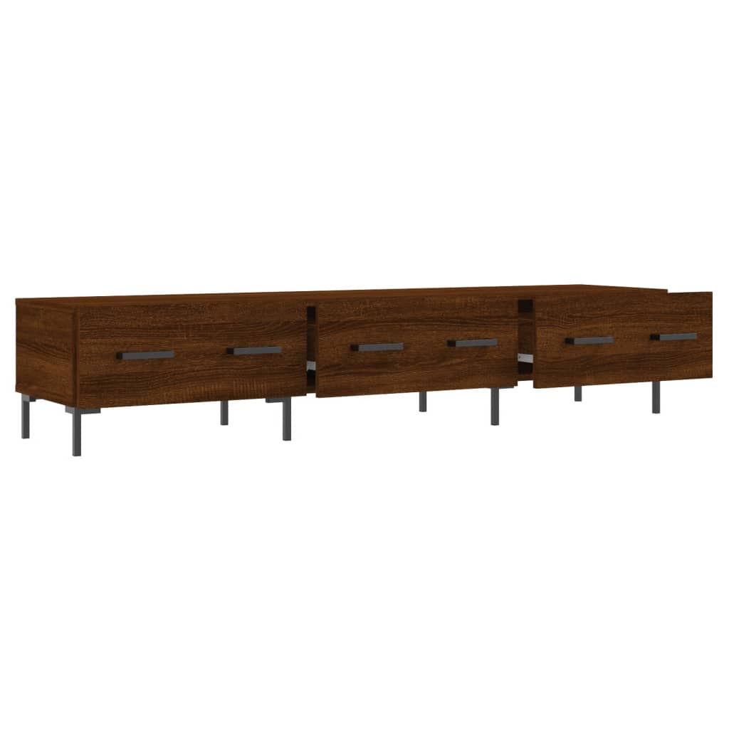 Έπιπλο Τηλεόρασης Καφέ Δρυς 150x36x30 εκ. Επεξ. Ξύλο