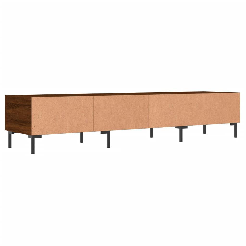 Έπιπλο Τηλεόρασης Καφέ Δρυς 150x36x30 εκ. Επεξ. Ξύλο
