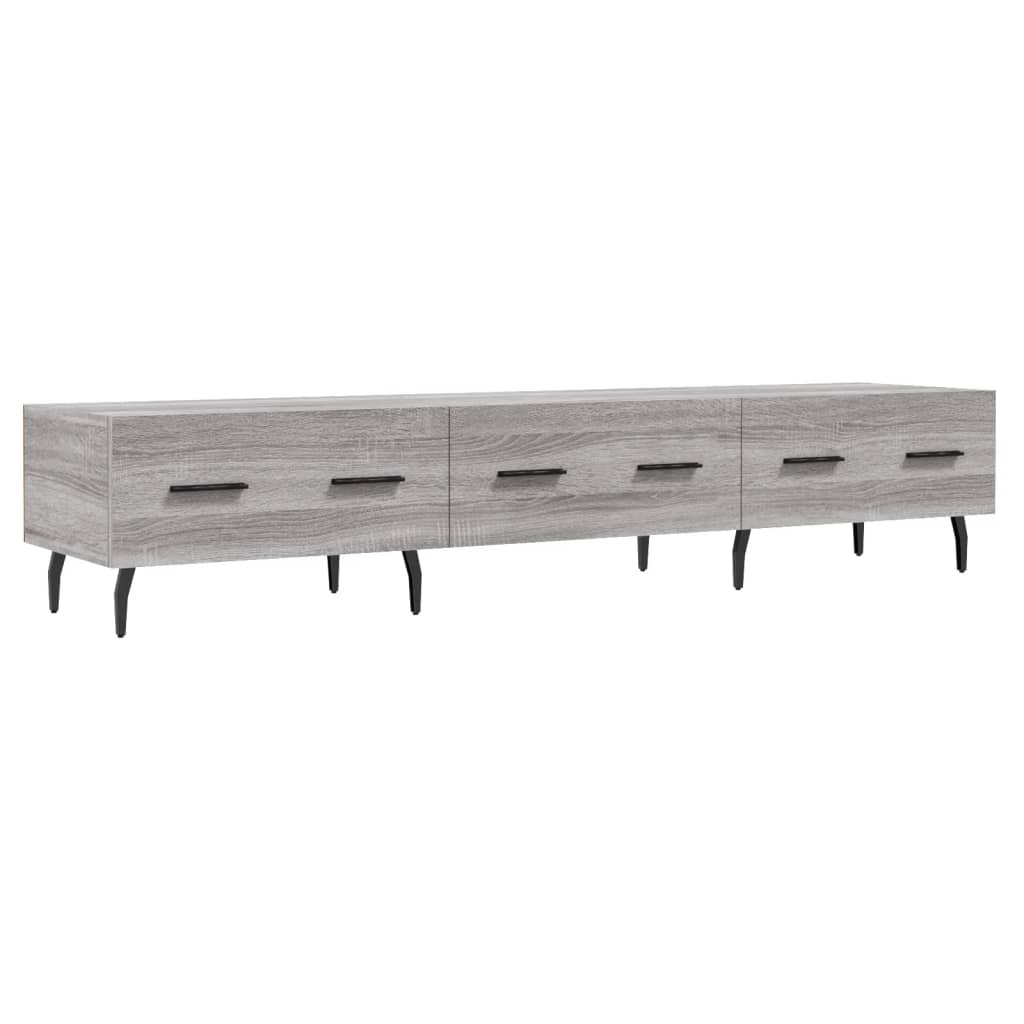 Έπιπλο Τηλεόρασης Γκρι Sonoma 150 x 36 x 30 εκ. Επεξεργ. Ξύλο