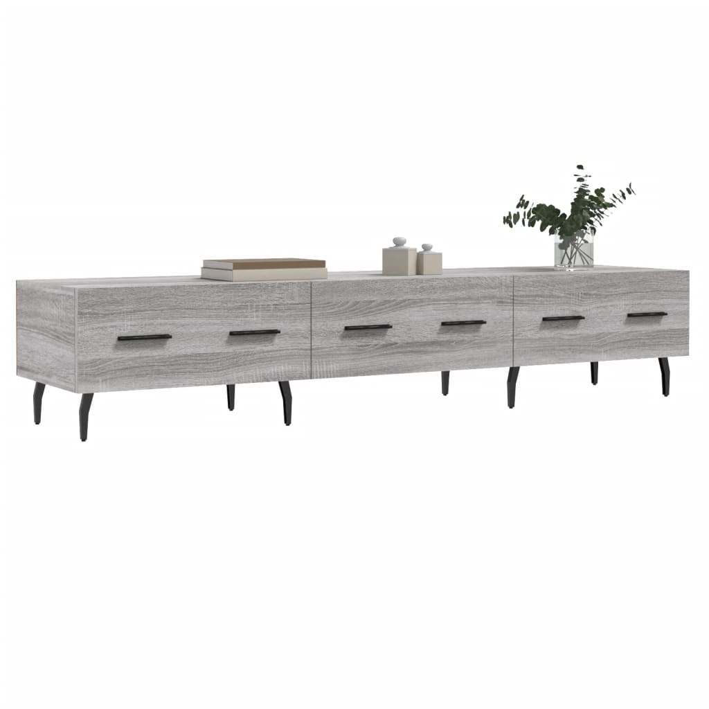 Έπιπλο Τηλεόρασης Γκρι Sonoma 150 x 36 x 30 εκ. Επεξεργ. Ξύλο